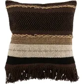 J-Line Kissen in Schwarz/ Creme - (L)45 x (B)45 cm - onesize