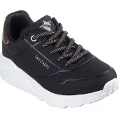 SKECHERS Uno Lite Black Knit/ White Größe EU 33