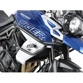 Hepco & becker Sturzbügel Tank 5027592 00 01 schwarz für Triumph Unisexweiß060 - Motorradteile - Anbauteile