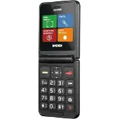 Brondi Flipper, Klappgehäuse, Dual-SIM, 6,1 cm (2.4"), 1,3 MP, 800 mAh, Schwarz