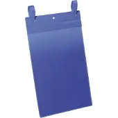 Durable Dokumententaschen mit Lasche, B 210 x H 297 mm (DIN A5), 50 Stück, blau