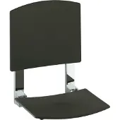 Keuco Klappsitz PLAN CARE SiFl 363mm Alu sil-elo/lichtgrau