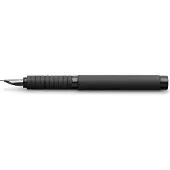 Faber-Castell Castell 148481 - Füller Essentio, Feder F, Aluminium schwarz