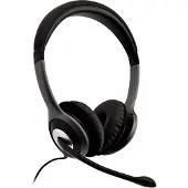 V7 HU521-2EP, Kabelgebunden, 20 - 20000 Hz, Büro/Callcenter, 172,5 g, Kopfhörer, Schwarz, Silber