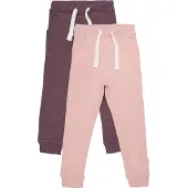 Minymo - Kid's Basic 37 Sweat Pants (2-Pack) - Trainingshose Gr 146 rosa