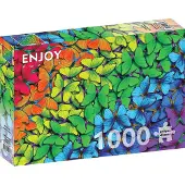 Enjoy Puzzle Puzzle mit 1000 Teilen – Enjoy – Regenbogen-Schmetterlinge