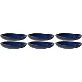 Villeroy & boch Schale Lave Bleu Flach 27,5 cm (6-teilig)