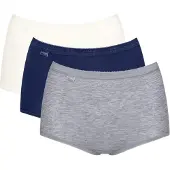 Sloggi Maxislip "Basic+ Maxi C3P" 3er Pack, perfekter Sitz