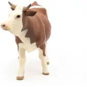 Papo Simmentaler Kuh, 3 Jahr(e), Farmyard friends, Braun, Weiß, PVC