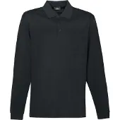 Ragman Herren Langarm-Poloshirt - Soft Knit Polo Knopf Langarm, Baumwollmischung, Knopfleiste, Easy Care