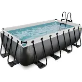 Exit Framepool BxLxH: 200x400x100 cm, mit Filterpumpe und Sicherheitsleiter
