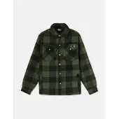 Dickies Hemd Portland Shirt Herren Black / Green-M