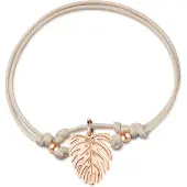 Ailoria Armband "Armband beige/silber JUNGLE", gold (roségold), Armbänder, Kinder, Edelstahl, Armband