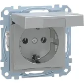 Merten SCHUKO-Steckdose alu MEG2414-0460