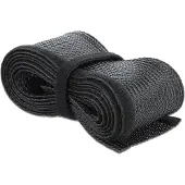 DeLOCK Geflechtschlauch mit Klettverschluss 5 m x 19 mm schwarz, Geflochtener Schlauch, Polyester, Schwarz, 1 Stück(e)