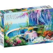 Enjoy Puzzle ENJOY-1708 - Flowering Balcony, Puzzle , 1000 Teile