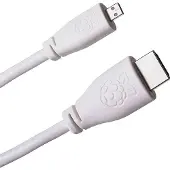 Raspberry offizielles Raspberry Pi 4 Micro HDMI Kabel, schwa