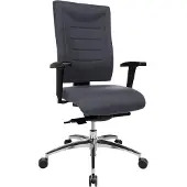 Schäfer Shop Bürostuhl SSI PROLINE P3+, Synchronmechanik, ohne Armlehnen, Lendenwirbelstütze, 3D-Sitzgelenk, anthrazit