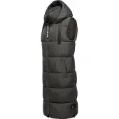 NAVAHOO Steppweste "Steppweste Schnuffelchen", Damen, Gr. XS, grau (anthrazit), Obermaterial: 100% Polyester PES. Futter: 100% Polyester PES. 100% Polyester PES., Westen Steppweste