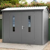 PRIMEYARD 263 x 180 cm Gerätehaus, anthrazit - (GFPV00919)