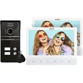 Eura VIDEOTÜRKLINGEL VDP-80C5 2-Familie weiss