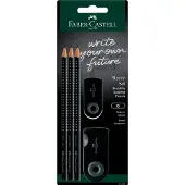 Faber-Castell Schreibset Grip 2001 Sleeve Design schwarz