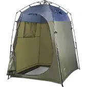 Pro-Tec Pop-Up Duschzelt ‘Ayas’ wasserdicht 150 x 150 x 200 cm Grün / Grau