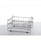 Grieshaber Briefablage-Gestell 2 Körbe Querformat B4 chrom