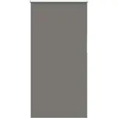 vidaXL Verdunkelungsrollo Grau 85x130 cm Stoffbreite 80,7 cm Polyester