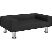 vidaXL Hundebett Schwarz 70x45x26,5 cm Samt