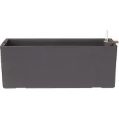 Artevasi Jardinière Rimini - 20 x 51 x H 20 cm - 17 L - Anthrazitgrau - Zeitgenössisches Design