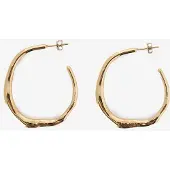 Sissy-Boy Gold-plated Creolen Mit Organischer Form