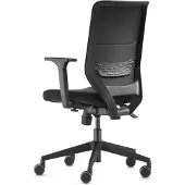 Trendoffice to-sync, Gepolsterter Sitz, Gepolsterte Rückenlehne, Schwarz, Schwarz, Stoff, Stoff