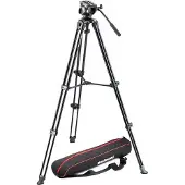 Manfrotto Videostativkit mit Fluid-Kopf und Stativtasche MVK500AM