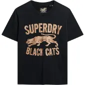 Superdry Embellish Varsity Relaxed Kurzarm-t-shirt