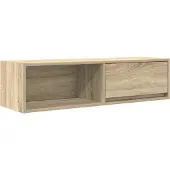 vidaXL TV-Schrank Sonoma-Eiche 100x31x25,5 cm Holzwerkstoff