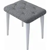 Skye Decor , BM101 - 2234, Sitzpuff, Schwarz, 100 % MELAMINBESCHICHTETE SPANPLATTEN, 45 x 35 x 45 cm