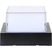 V-TAC VT-828 12W quadratische LED Wandleuchte Wandleuchte naturweiß 4000K schwarz IP65 - sku 218544