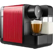 Tchibo Cafissimo "milk" Kapselmaschine für Kaffee, Espresso, Caffè Crema, Rot