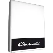 Cinderella Spannbettlaken White 35 cm (Jersey)-80 x 200 cm