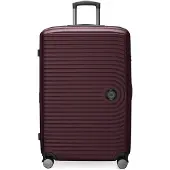 Hauptstadtkoffer Mitte - Großer Koffer mit 4 Doppel-Rollen XL Reisekoffer mit Erweiterung, stabiler Trolley Hartschalenkoffer TSA, 130 L,Burgund