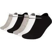 Nike Unisex 6er Pack Sneaker Sportsocken - Everyday, Lightweight No Show, einfarbig