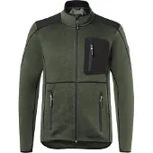 Kübler Strickjacke oliv/schwarz Form 1443 Grösse XL