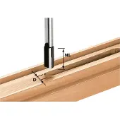 Festool Nutfräser HW D25 / 20 mit Bohrschneider