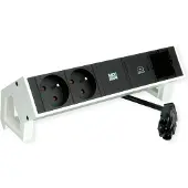 Bachmann DESK2 2x UTE 1x CM 1x USB C 30W blanc