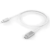 LMP 17216, 1,8 m, USB C, USB C, Silber