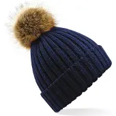 Beechfield Warme Kinder Mütze Beanie mit Schal