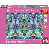 Schmidt Spiele Catalina Estrada Blauer Sperling, 1000 Teile, Erwachsenenpuzzle, Puzzle, 59587