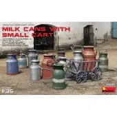 MiniArt Milk Cans with Small Cart
