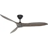 CasaFan Eco Airscrew Deckenventilator 152cm schwarz, Holz - , Eco Airscrew, Holz, für Wohnzimmer, Holz, Modern